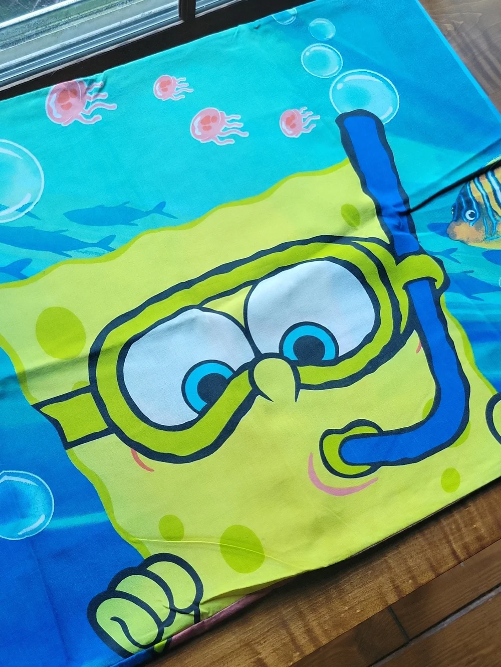 VTG SpongeBob SquarePants & Patrick Double-sided Pillowcase, Under The Sea 2012